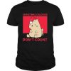 Christmas Calories Dont Count Cat shirt