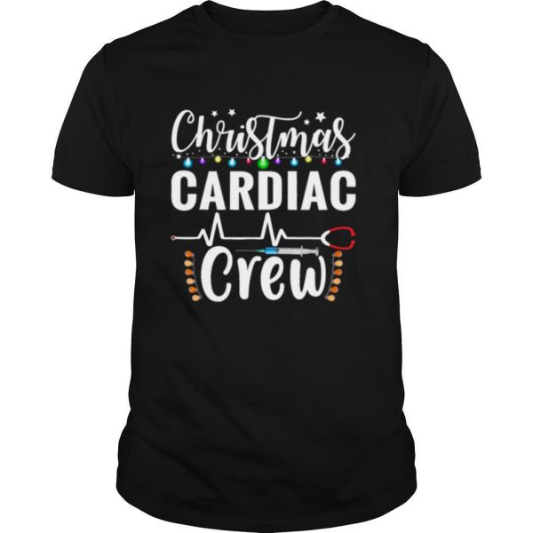 Christmas Cardiac Crew Nurse Doctor Tech Cardiology Squad shirt