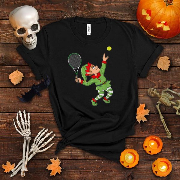 Christmas Elf Tennis Boys Girlsns Xmas shirt