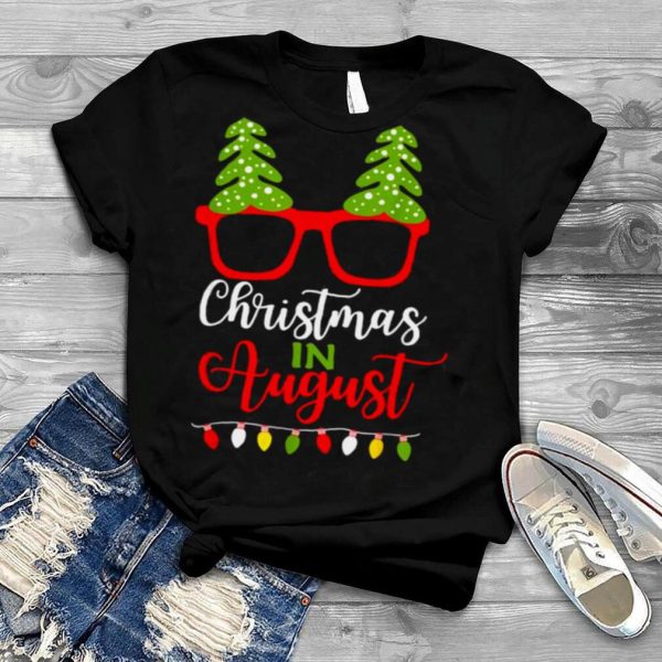 Christmas In August Santa In Summer Vacation Shirt