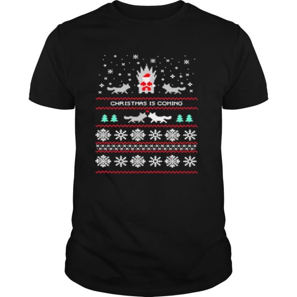 Christmas Is Coming Cats Santa Clause Merry Xmas shirt