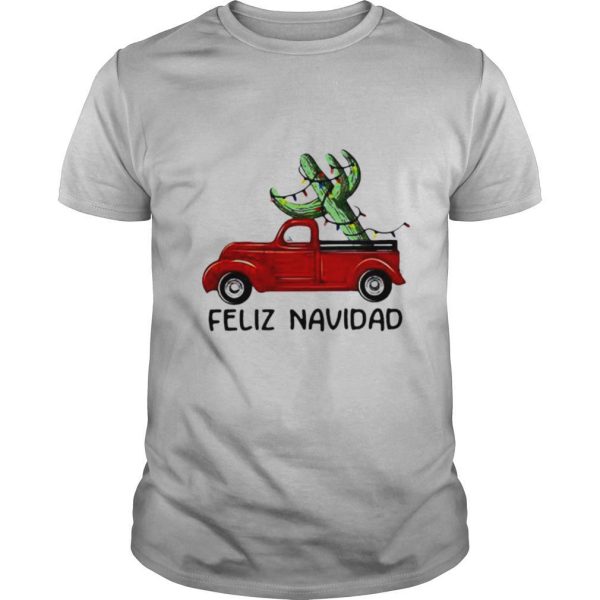 Christmas Red Truck Feliz Navidad shirt