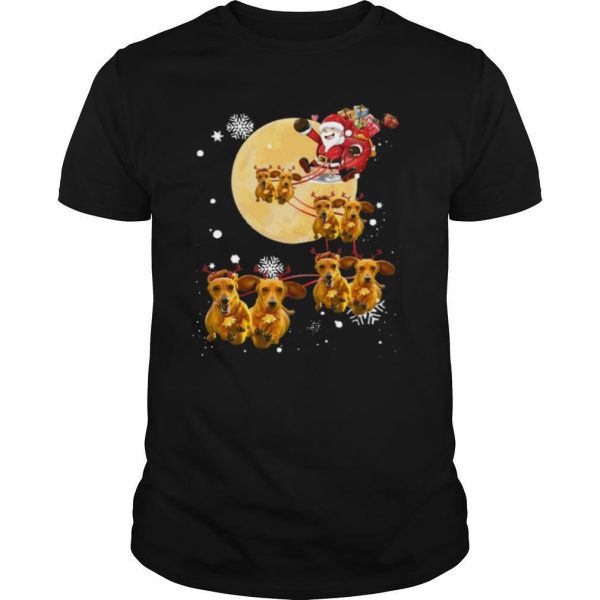 Christmas Reindeer Dachshund Dog shirt