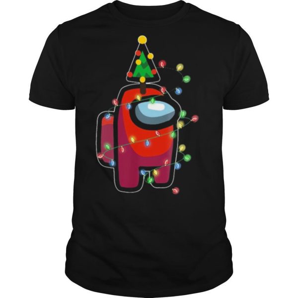 Christmas Santa Among Us Character Pine shirt