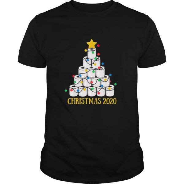 Christmas Tree Toilet Paper Merry Quarantine shirt