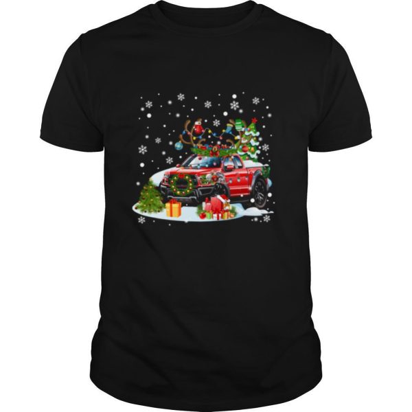 Christmas Truck Reindeer Antlers Xmas shirt