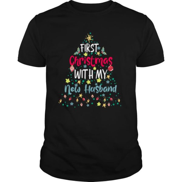 Christmas With My New Husband Tee Xmas 2020 Party shirt