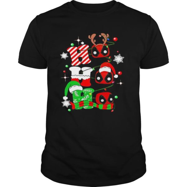 Christmas deadpool santa ho ho ho shirt