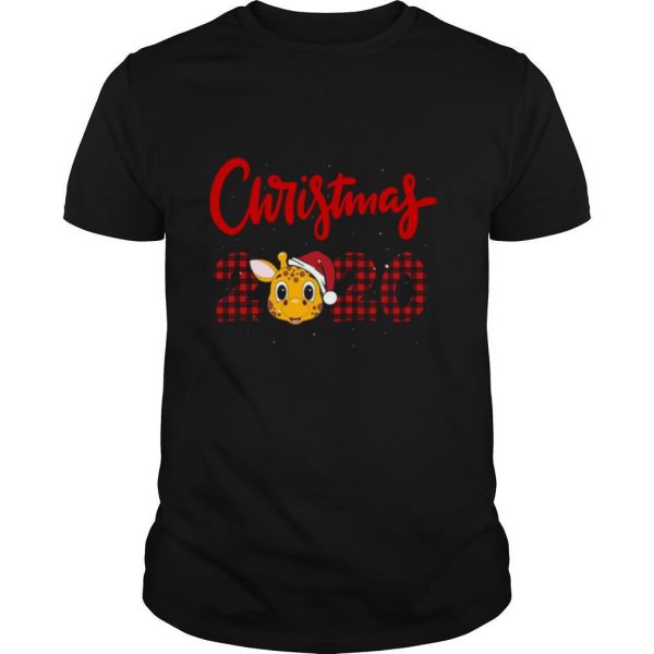 Christmas giraffe 2020 shirt