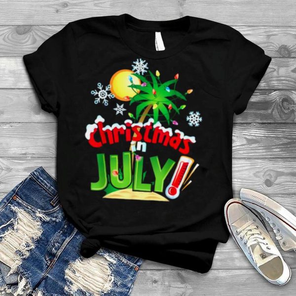 Christmas in July Summer Beach Vacation Xmas Shirt