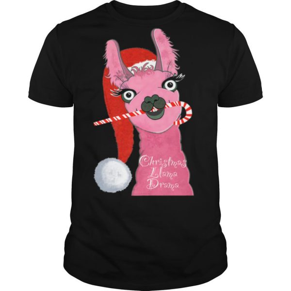 Christmas llama drama shirt