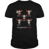 Christmas teacher life 2020 reindeer wearing mask shirt