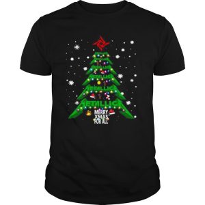 Christmas tree metallica me xmas for all shirt