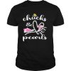 Chucks and Pearls 2021 heart Valentine shirt