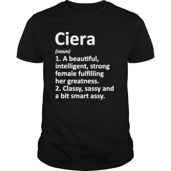 Ciera Definition Personalized Name Christmas shirt