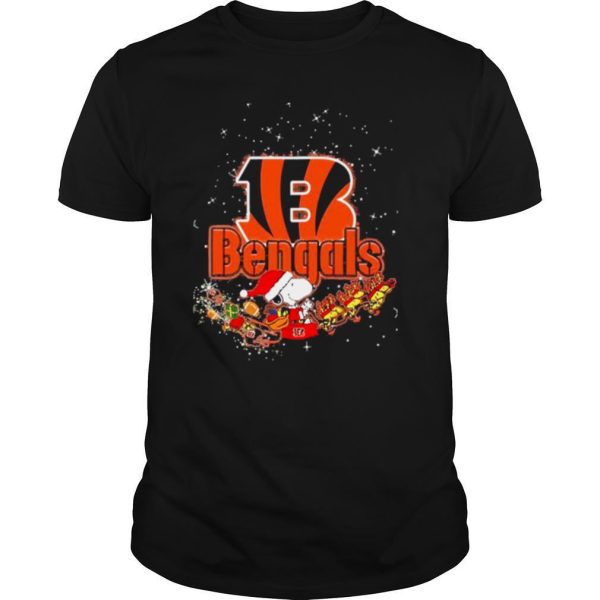 Cincinnati Bengals Snoopy Christmas shirt