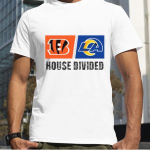 Cincinnati Bengals vs Los Angeles Rams House Divided Shirt