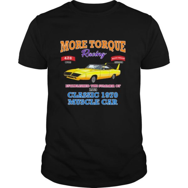 Classic Muscle Car Torque Garage Hot Rod shirt