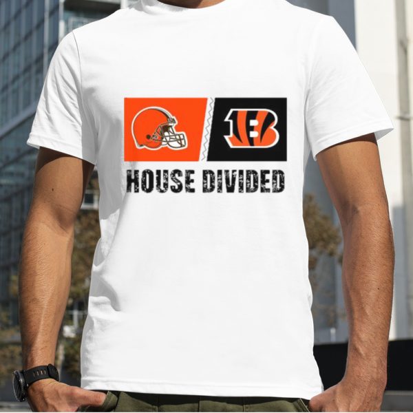 Cleveland Browns vs Cincinnati Bengals House Divided Shirt