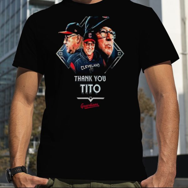 Cleveland Guardians Thank you Tito Rare T Shirt Terry Francona T Shirt