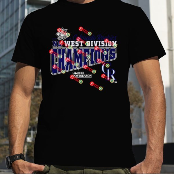 Colorado Rockies 2023 NL West Division Champions shirt