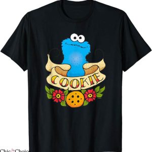 Cookie Monster T-Shirt Cookie Tattoo T-Shirt Trending