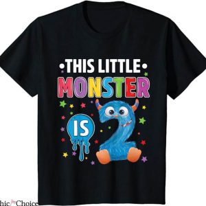 Cookie Monster T-Shirt Little Monster Birthday T-Shirt