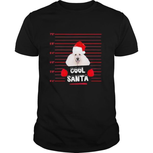 Cool Santa Poodle Dog Christmas shirt