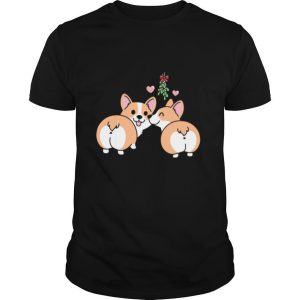Corgis Under The Mistletoe Christmas shirt