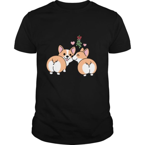 Corgis Under The Mistletoe Christmas shirt