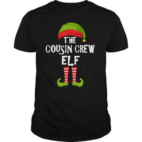 Cousin Crew Elf Matching Christmas Party Pajama shirt