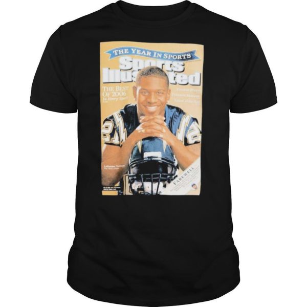 Cover Tee San Diego Chargers 2009 Ladainian Tomlinson shirt