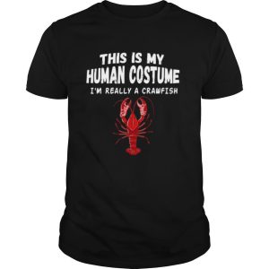 Crawfish Costume Adult Easy Halloween Costume shirt