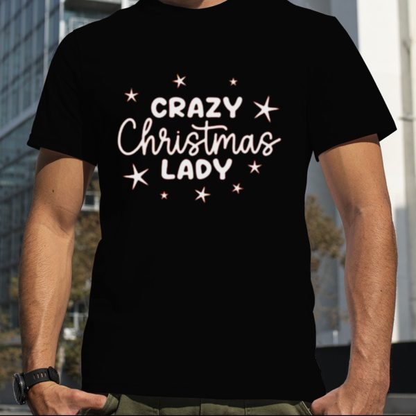 Crazy Christmas Lady Ring Spun Cotton T Shirt