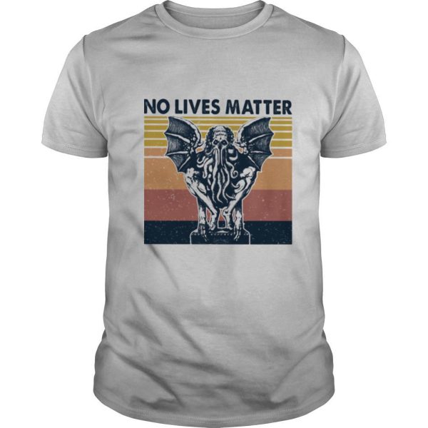 Cthulhu No lives matter vintage retro shirt