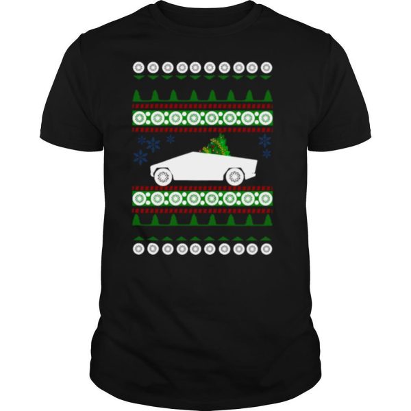 CyberTruck Tesla Ugly Christmas shirt