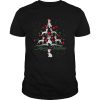Dalmatian Dog Cartoon Merry Christmas Tree shirt