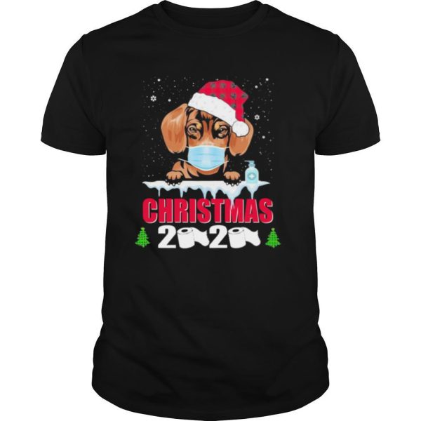 Daschund Santa Christmas 2020 shirt