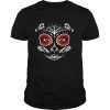 Day Of The Dead Mask Sugar Skull Halloween shirt