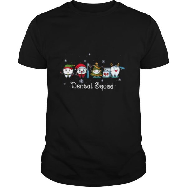 Dental Squad Elf Santa Reindeer Merry Christmas shirt