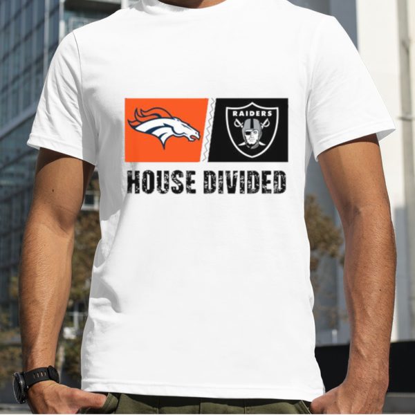 Denver Broncos vs Las Vegas Raiders House Divided Shirt