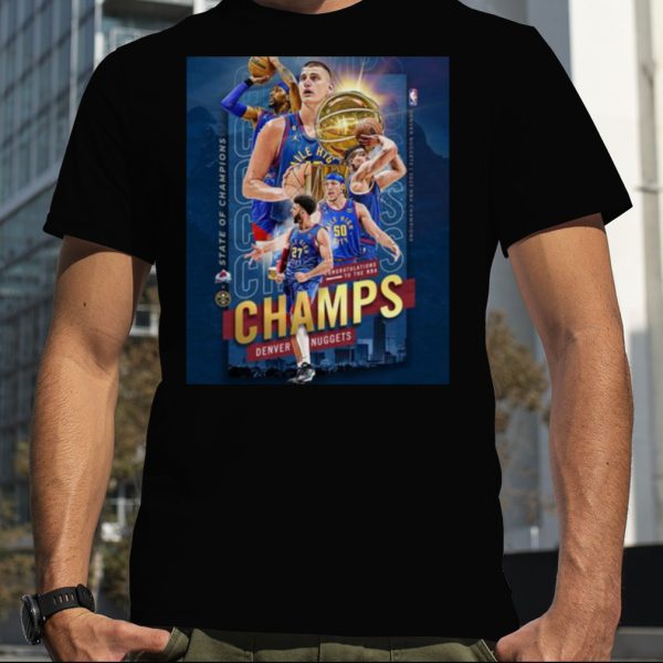 Denver Nuggets 2023 NBA Champions Congratulations To The NBA Shirt