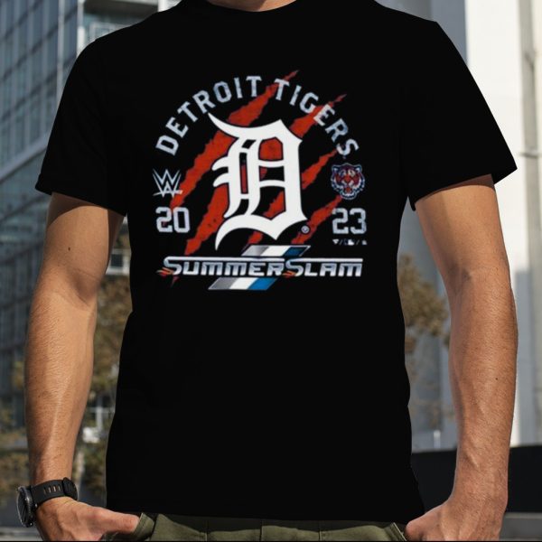 Detroit Tigers X 2023 SummerSlam T Shirt