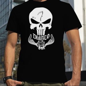 Diablo White Skull Art shirt