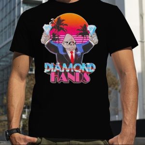 Diamond hands vintage sunset shirt