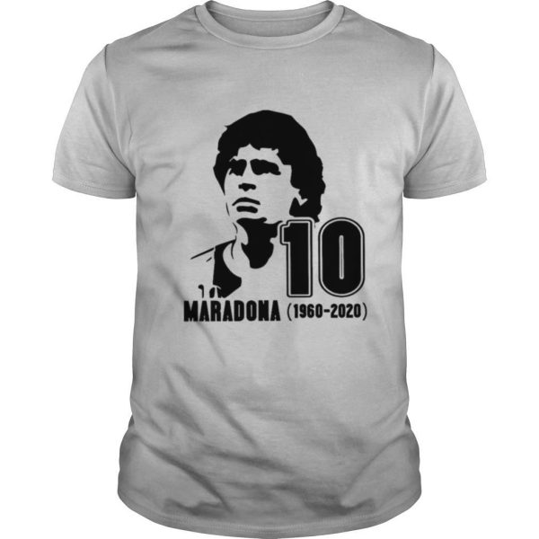 Diego Maradona 10 Rest In Peace Maradona 1960 2020 shirt