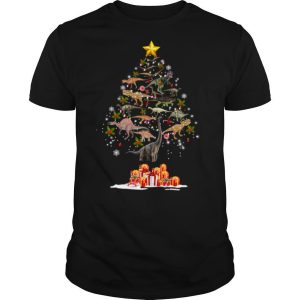 Dinosaur Christmas Tree shirt