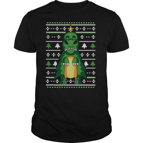 Dinosaur Ugly Christmas T Rex Holiday shirt