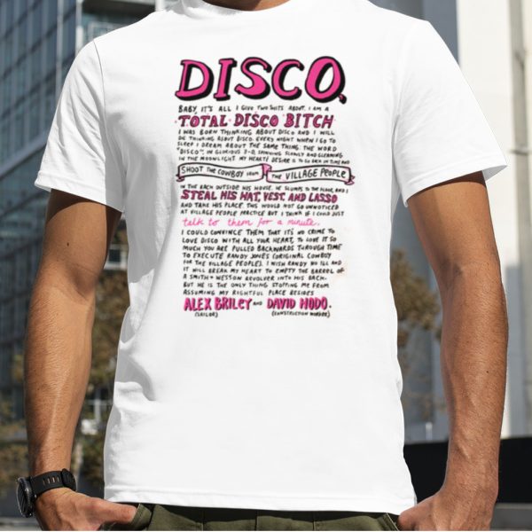 Disco Village People Time Travel Threat shirt