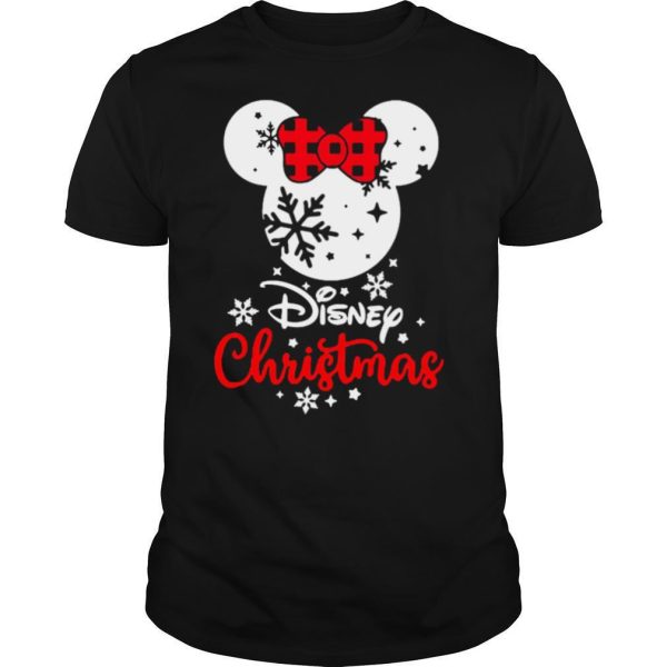 Disney Christmas Mickey Red Bow shirt